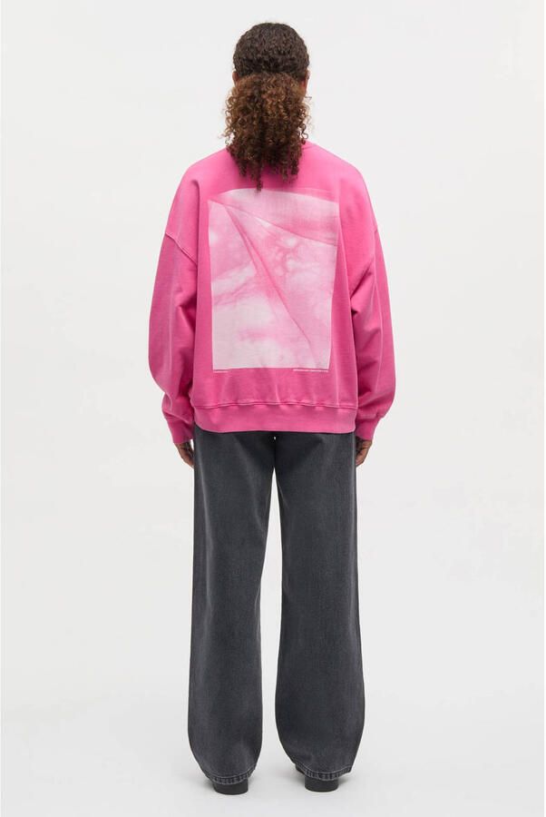 MADS NØRGAARD COPENHAGEN sweater met backprint roze - Foto 2