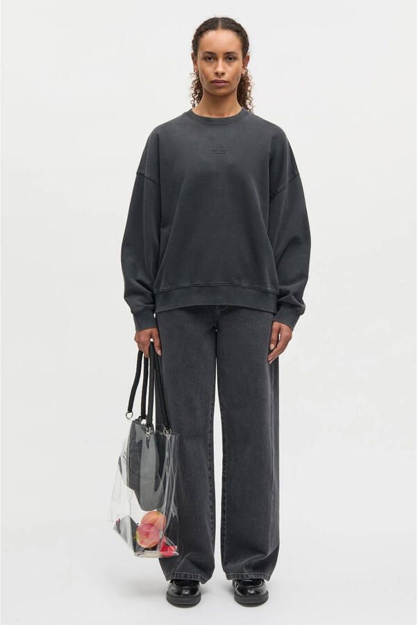MADS NØRGAARD COPENHAGEN sweater met backprint zwart