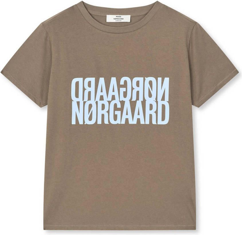 MADS NØRGAARD COPENHAGEN T-shirt bruin