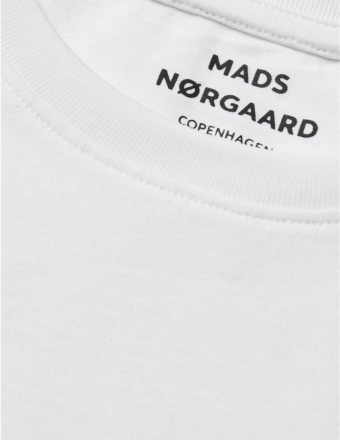 Mads Nørgaard Witte Tee met Korte Mouwen White Dames - Foto 2