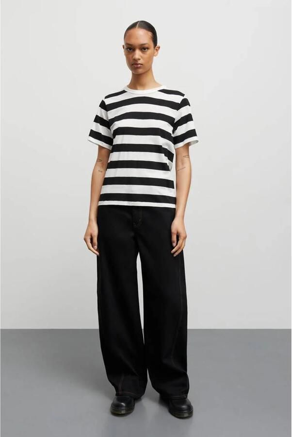 MADS NØRGAARD COPENHAGEN T-shirt zwart