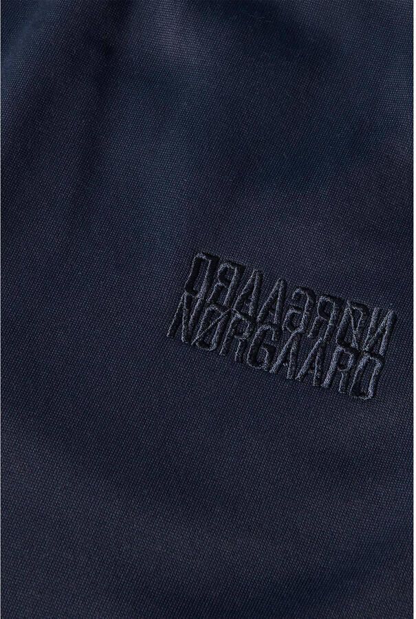 MADS NØRGAARD COPENHAGEN wide leg regular waist broek marine - Foto 2