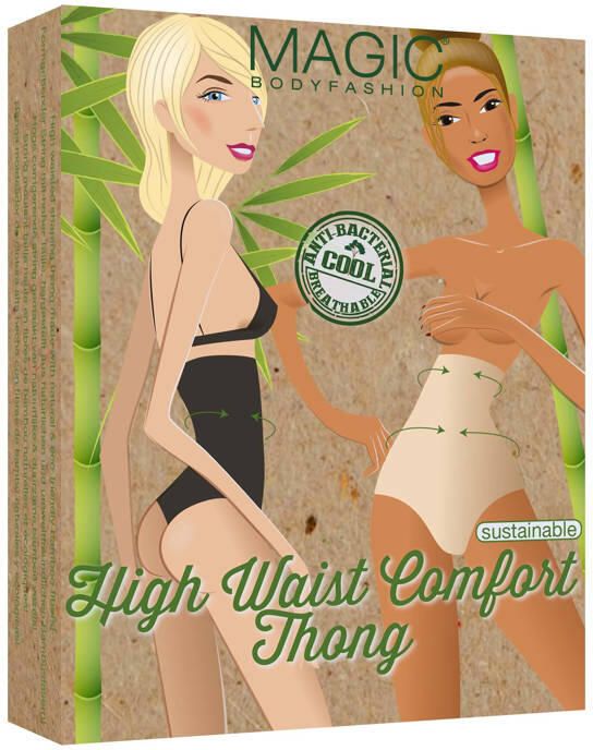 MAGIC Bodyfashion high waist string Comfort met bamboe lichtbeige