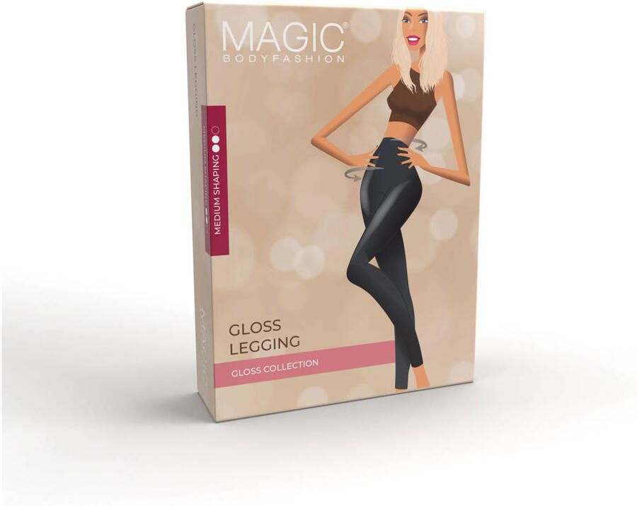 Magic bodyfashion Legging met deelnaden model 'BAMBOO' - Foto 3