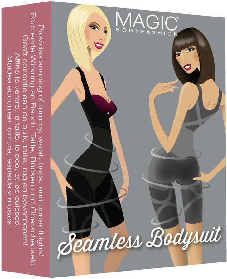 MAGIC Bodyfashion medium corrigerende bodysuit Seamless zwart - Foto 2