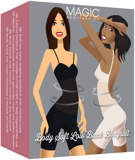 Magic Body Fashion Shaping-body Soft Low Back Bodysuit vorgevormde licht gewatteerde cups - Foto 2
