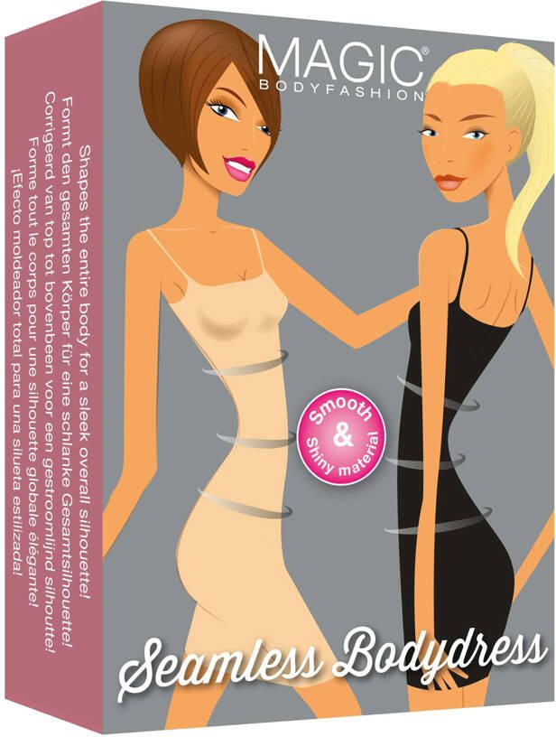 Magic Body Fashion Shaping-jurk Seamless Bodydress gladde naadloze afwerking voor een onzichtbare look
