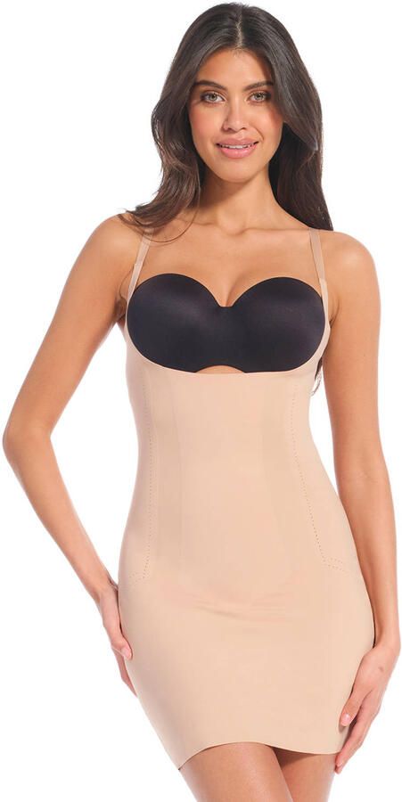 MAGIC Bodyfashion seamless sterk corrigerende jurk Dream Shaper lichtbeige