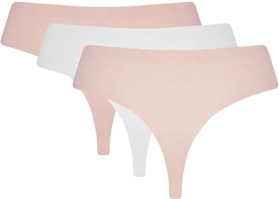 MAGIC Bodyfashion seamless strings roze wit (set van 3) - Foto 2
