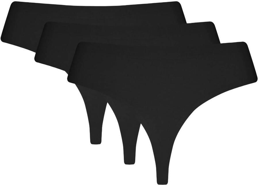 MAGIC Bodyfashion seamless strings zwart (set van 3) - Foto 2