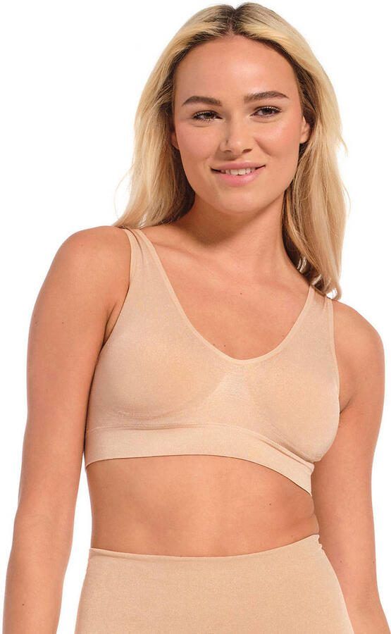 MAGIC Bodyfashion seamless voorgevormde bh top Shimmer beige