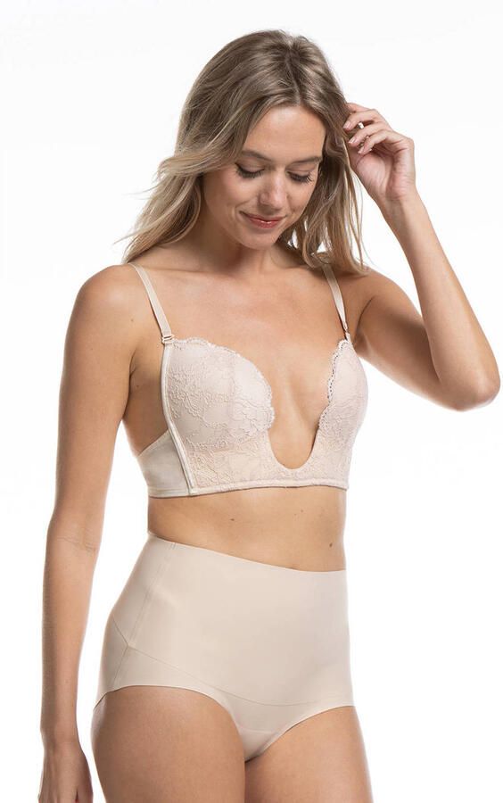 MAGIC Bodyfashion sterk corrigerende maxislip Tummy Shaper lichtbeige