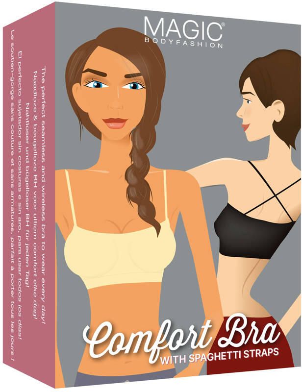 Magic Body Fashion Bustier Comfort Bra comfortabele naadloze en beugelvrije bh
