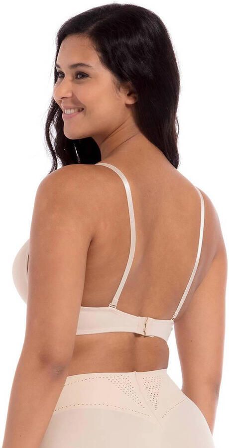 Magic Body Fashion Beugelloze-bh V-Bra extreem diep vallende halslijn en extra diepe rug