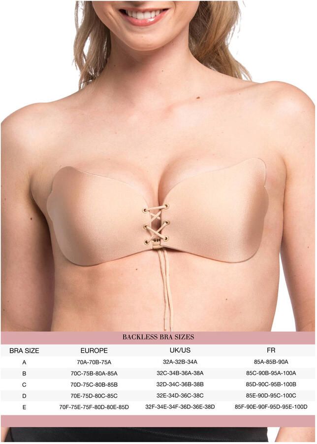 MAGIC Bodyfashion voorgevormde strapless push-up plak bh Va-Va-Voom zwart - Foto 3