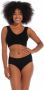 MAGIC Bodyfashion niet-voorgevormde bh top Comfort Bra Bamboo zwart - Thumbnail 1