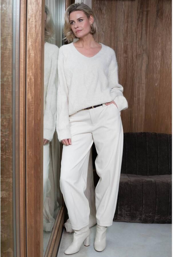 Maicazz & Zizo barrel broek ecru - Foto 3