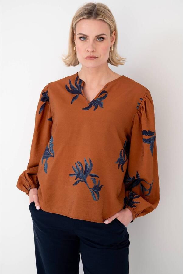 Maicazz & Zizo blouse donker oranje