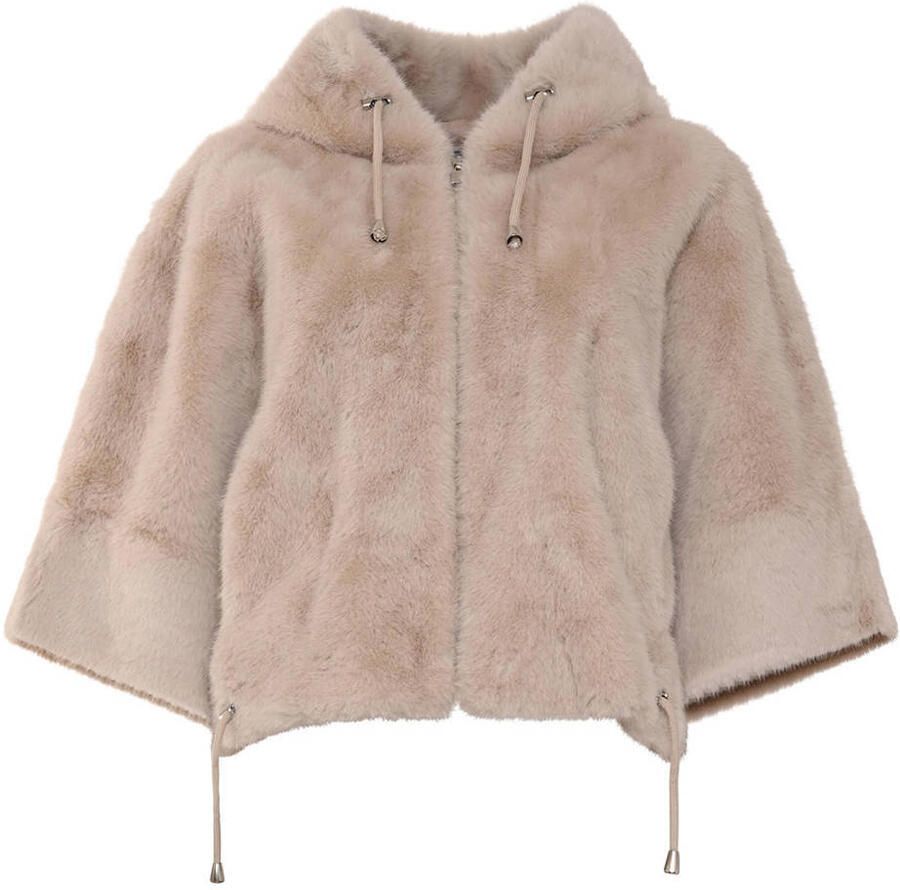 Maicazz & Zizo faux fur jas beige