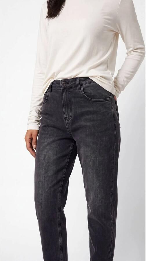 Maicazz & Zizo high waist barrel jeans zwart