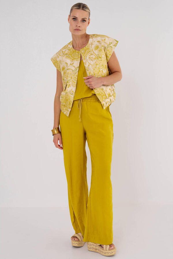 Maicazz & Zizo modal loose fit casual broek oker