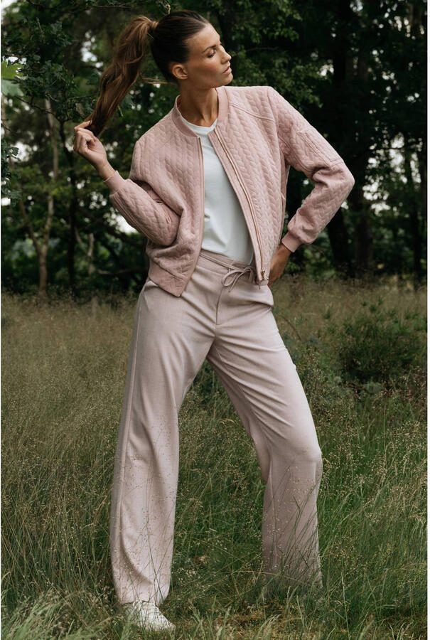 Maicazz & Zizo straight high waist casual broek oudroze - Foto 2