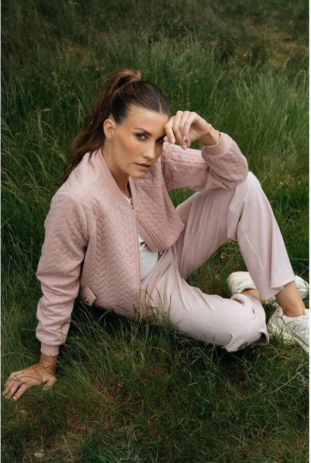 Maicazz & Zizo straight high waist casual broek oudroze - Foto 3