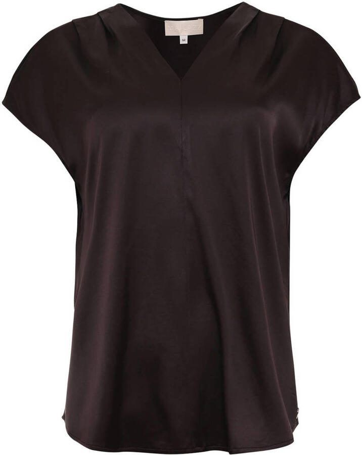 Maicazz Blouse Manevi Top SU26.60.314 Choco