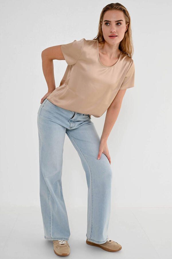 Maicazz Blouse Millo Top SP26.60.319 Gold