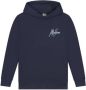 Malelions hoodie Wave met backprint donkerblauw Sweater Backprint 152 - Thumbnail 1