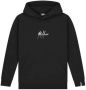 Malelions hoodie Split Essentials met backprint zwart donkergroen Sweater 140 - Thumbnail 2