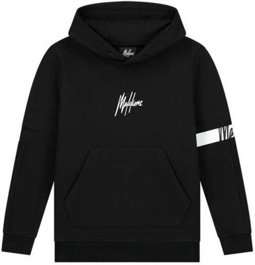 Malelions hoodie Captain met logo zwart