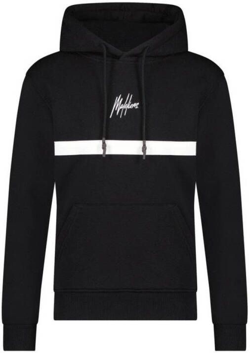 Malelions hoodie Tonny met logo black white