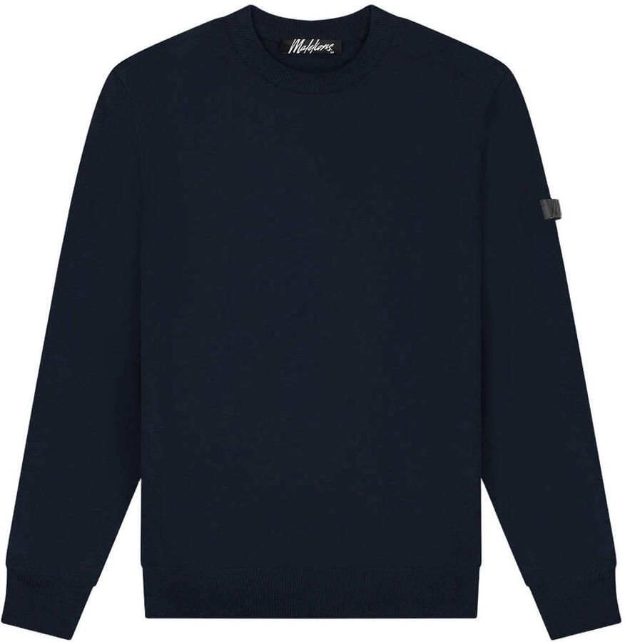 Malelions gebreide trui donkerblauw