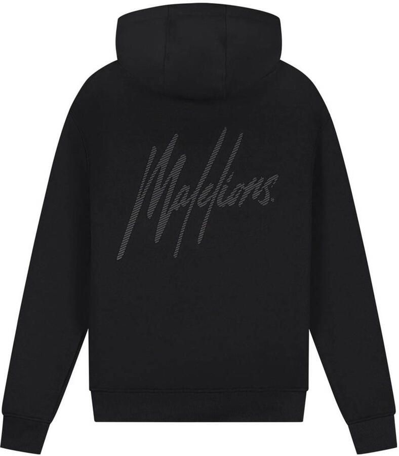 Malelions Striped Signature Hoodie Heren - Foto 1