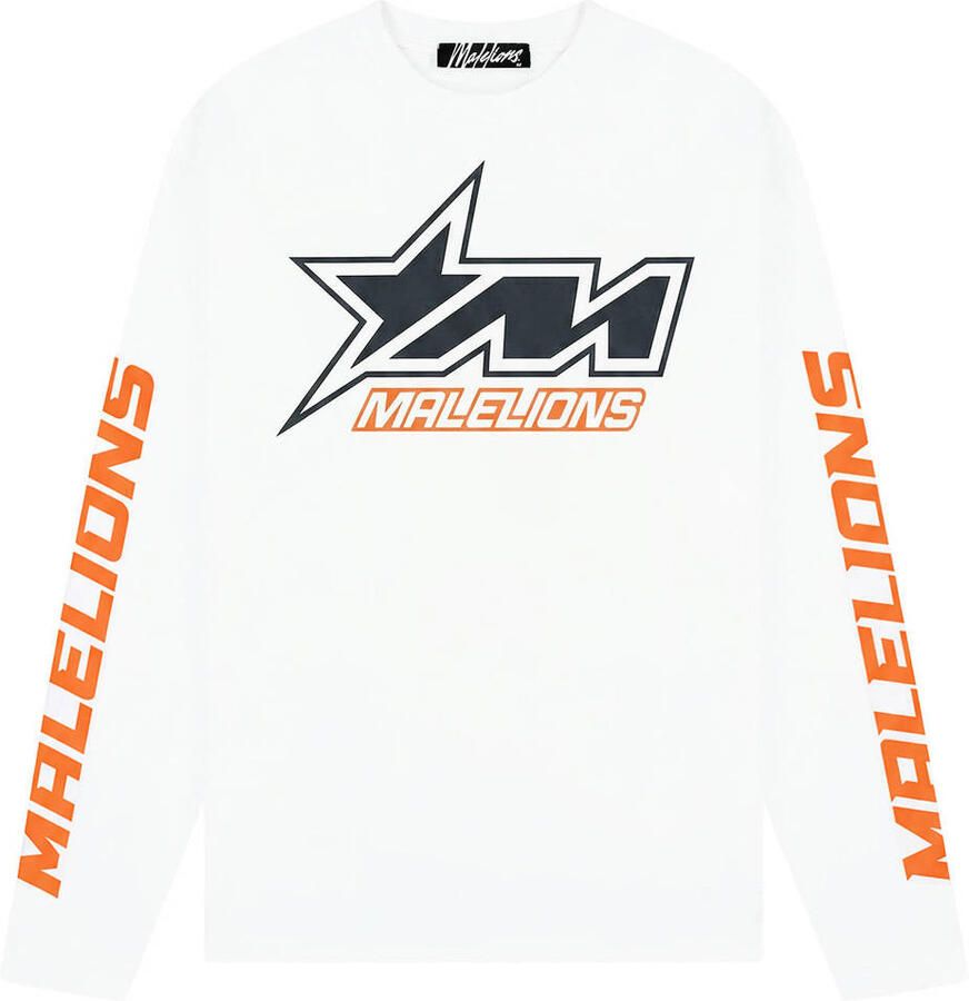Malelions longsleeve wit
