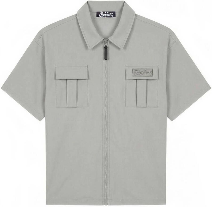 Malelions overshirt grijs