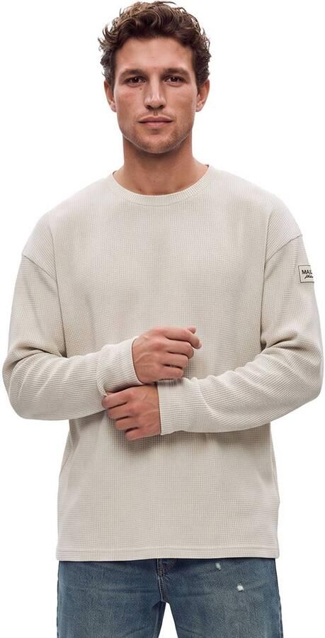 Malelions oversized longsleeve off-white