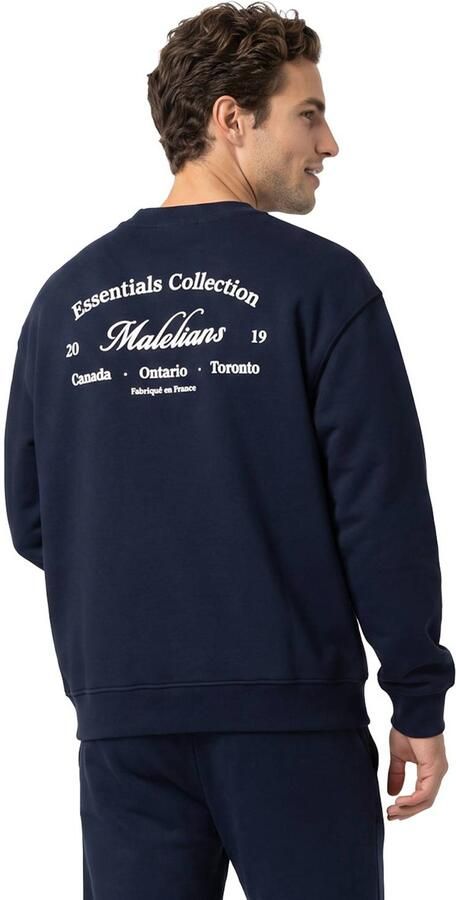 Malelions oversized sweater met backprint donkerblauw - Foto 2