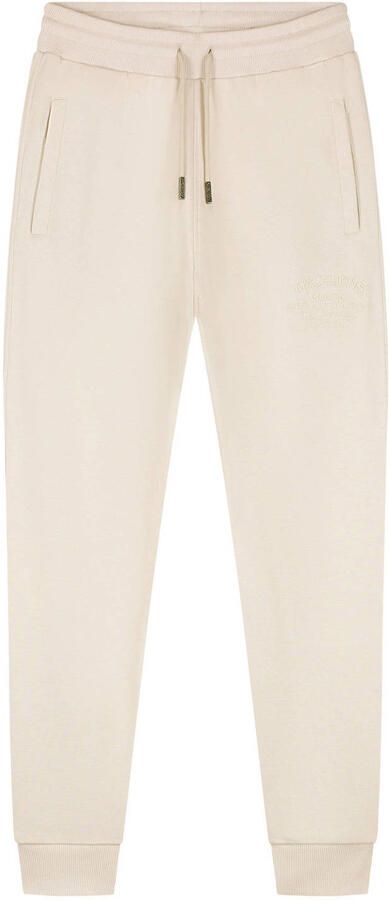 Malelions Permanent Vacation slim joggingbroek beige