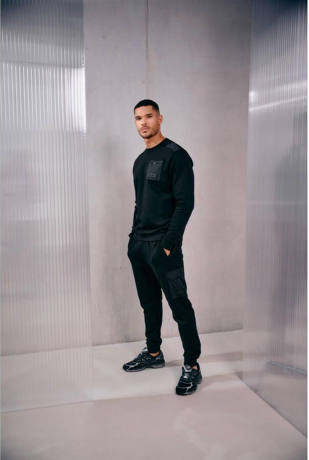 Malelions Striped Signature Joggingbroek Heren