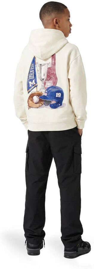 Malelions sweater met backprint ecru - Foto 3
