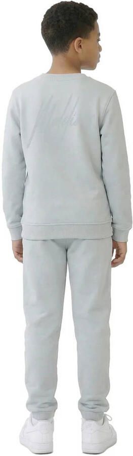 Malelions sweater met backprint grijsblauw - Foto 2