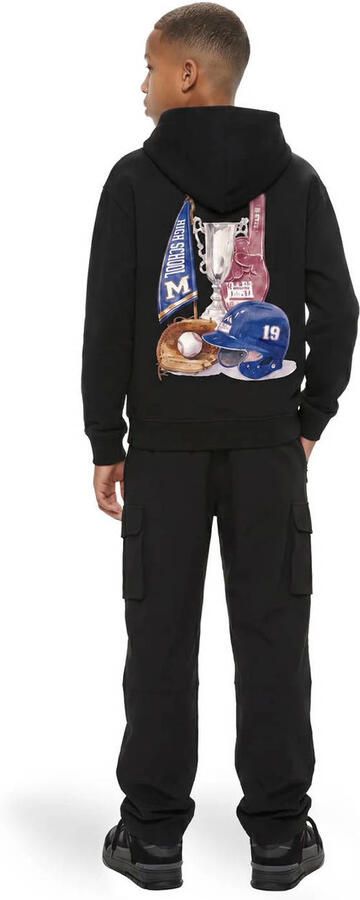 Malelions sweater met backprint zwart - Foto 2