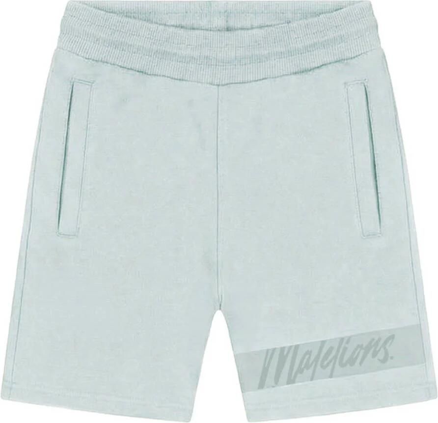Malelions sweatshort grijsgroen