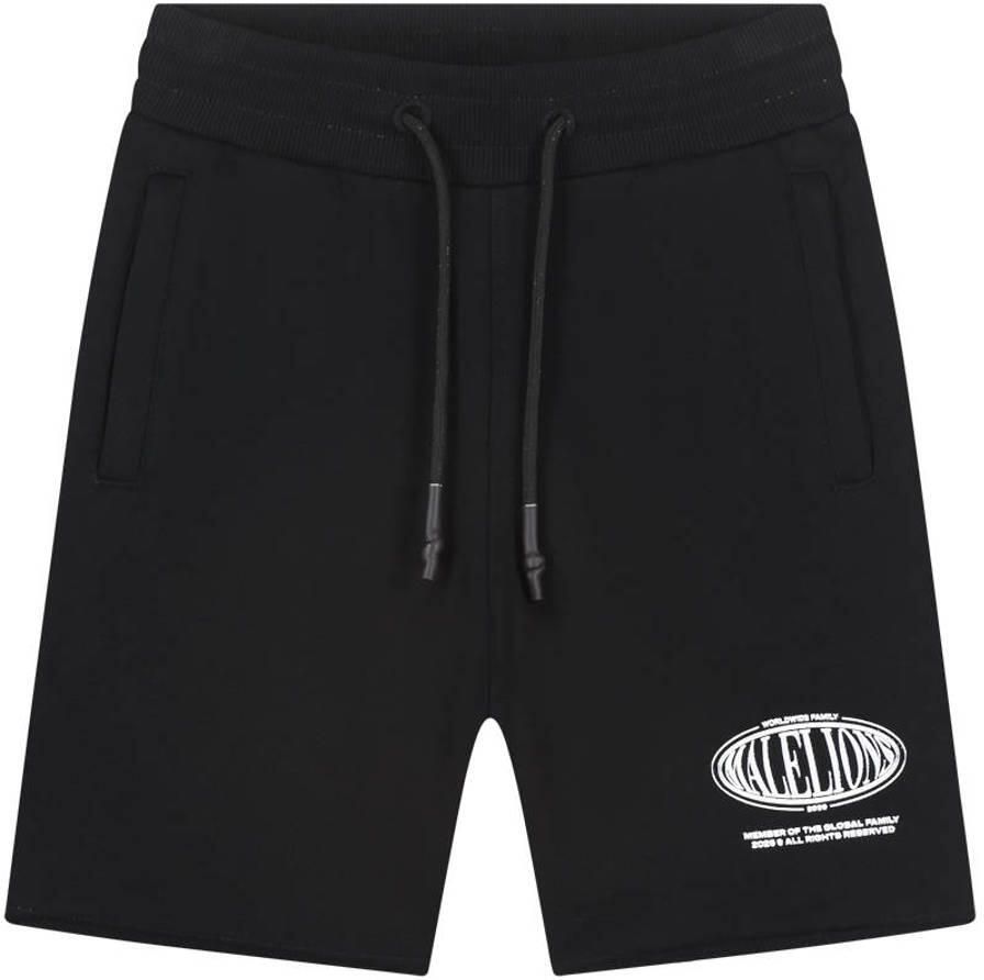 MALELIONS Jongens Broeken Damaged Hem Shorts Zwart - Foto 3