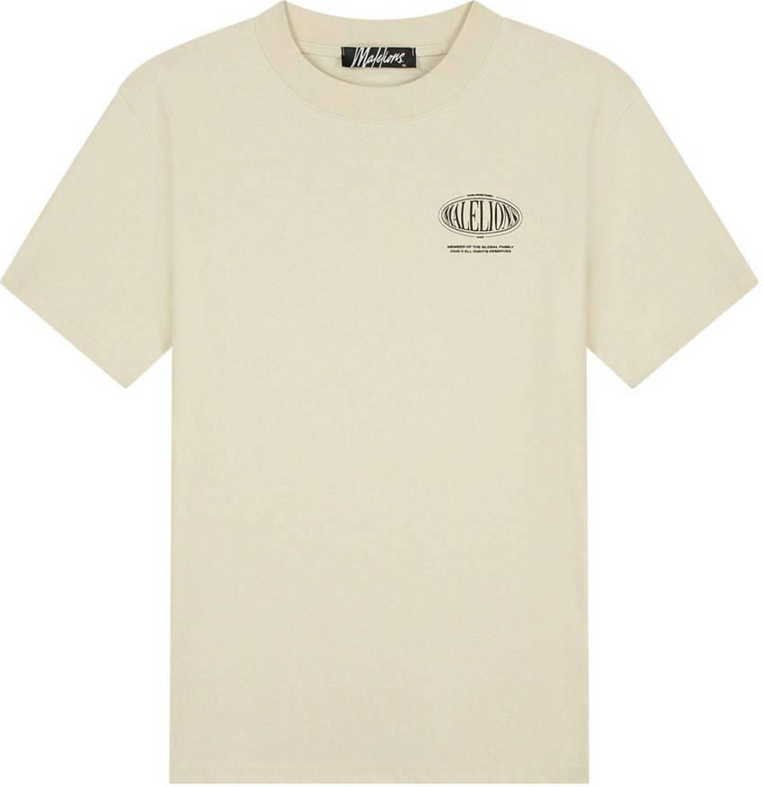 Malelions T-shirt beige