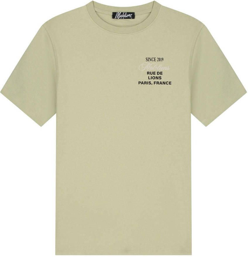Malelions T-shirt lichtgroen