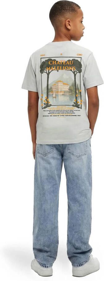 Malelions T-shirt met backprint grijsblauw - Foto 2