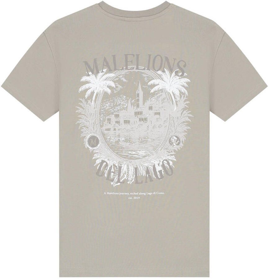 MALELIONS Jongens Polo's & T-shirts Relaxed Lago T-shirt Khaki - Foto 4
